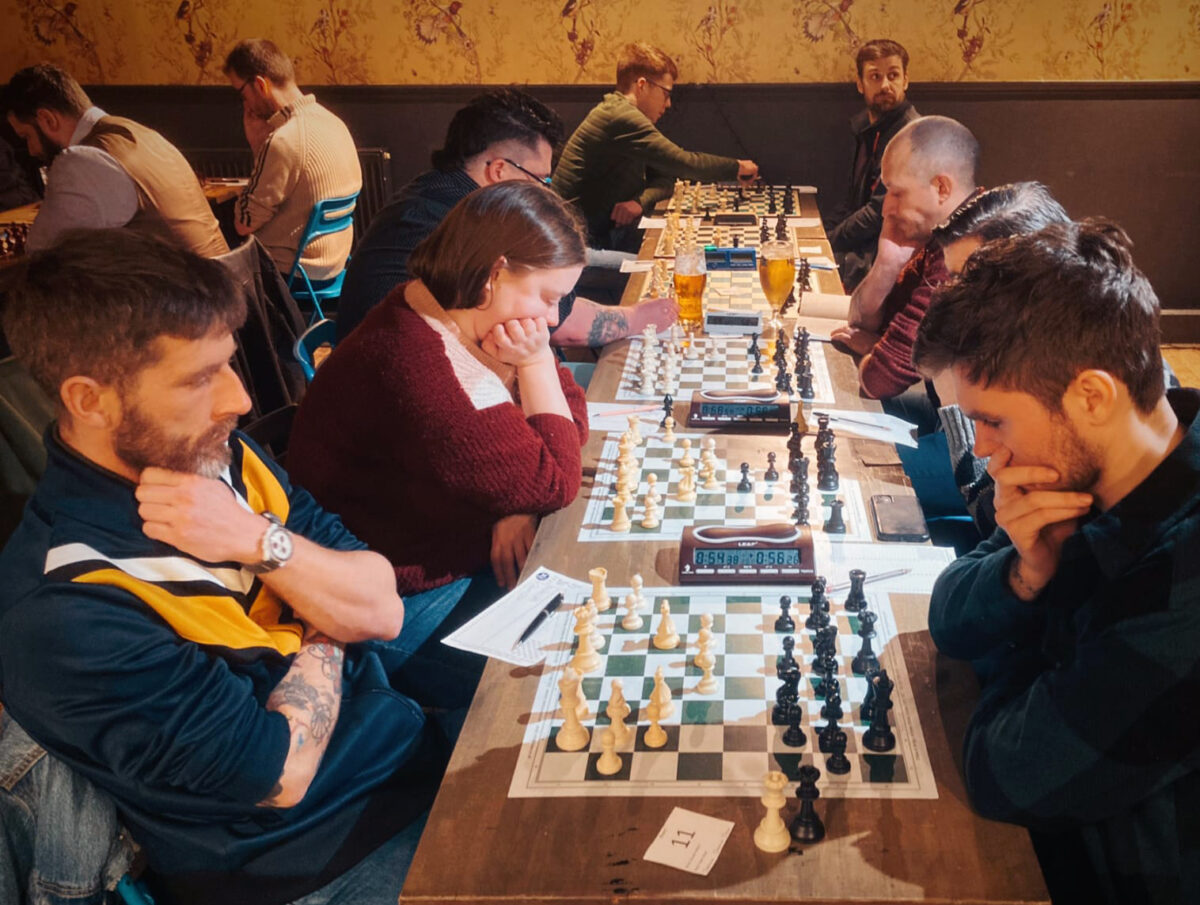 A group of chess players